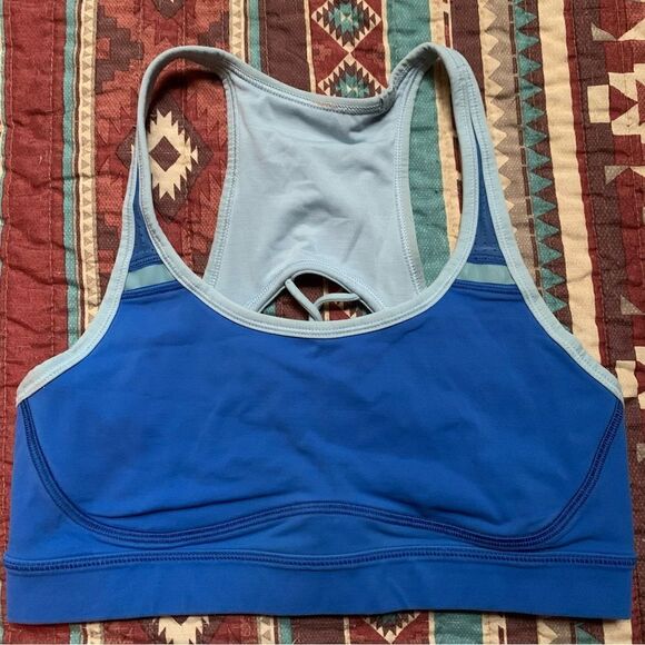 Lululemon Athletica Blue Sports Bra size 6 - Picture 3 of 5